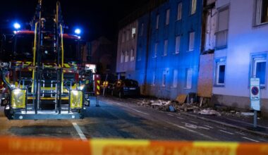 Schiltigheim. La façade d’un immeuble commence à s’effondrer : les pompiers interviennent