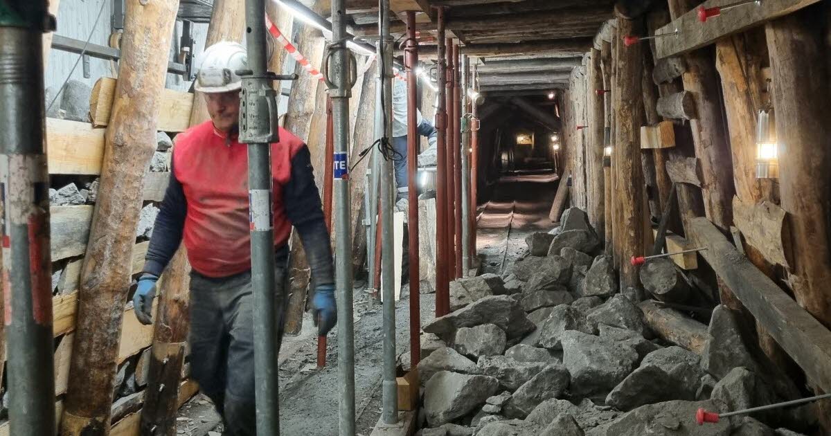 Saint-Étienne. À Couriot, des hommes travaillent à nouveau dans les galeries de mine