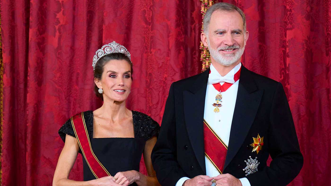 La reine Letizia retrouve son diadème Cartier après sept ans d'absence pour assister au gala en l'honneur du président allemand