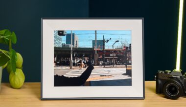 un cadre photo connecté qui passe-partout