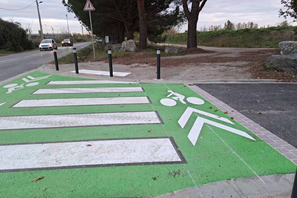 Une nouvelle voie verte a été aménagée aux abords du site.