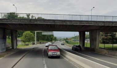 Près de Bordeaux, une personne âgée tombe d'un pont et fait une chute de 10 mètres