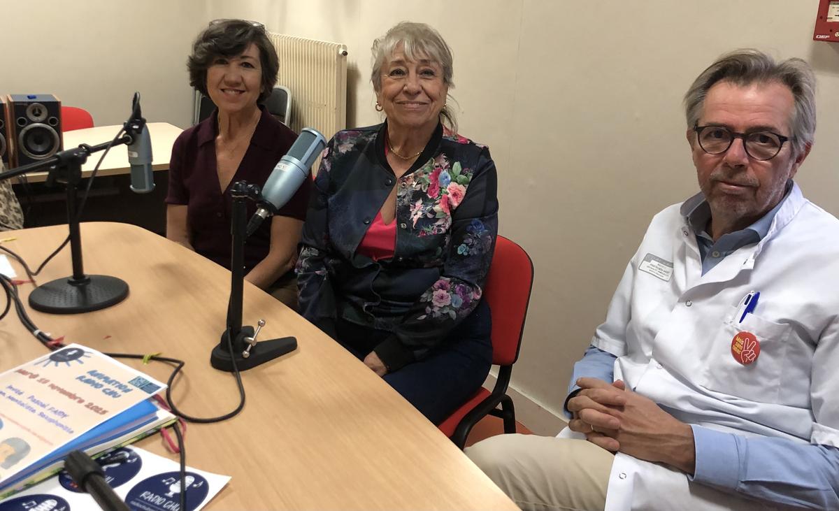 en studio avec Les Experts Abadie de Radio CHU, pionnière en Nouvelle-Aquitaine