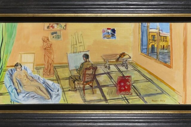 Ce tableau de Raoul Dufy a été acheté plus de 120 000 euros par la Ville de Perpignan (© Drouot)