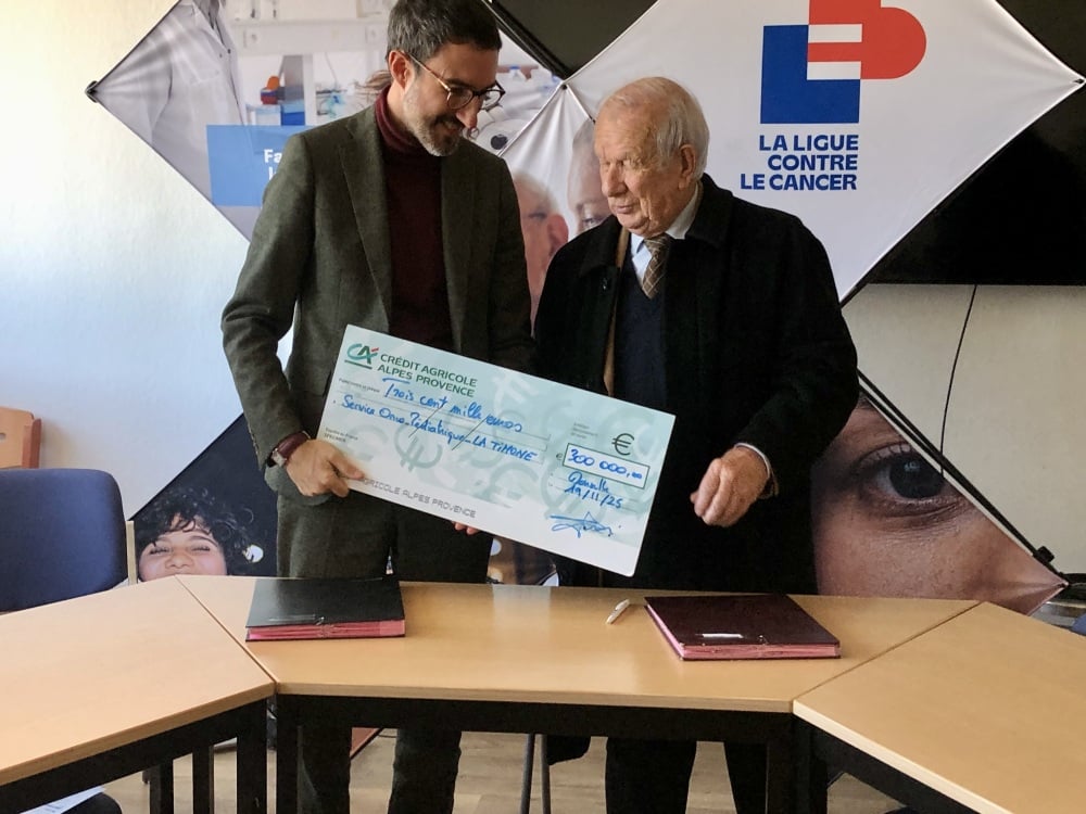 La Ligue contre le cancer du 13 donne 300 000 euros à la Timone pour un meilleur suivi des malades