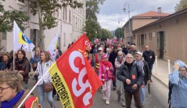 A Toulon, on a poussé fort contre l’austérité et le gel des pensions