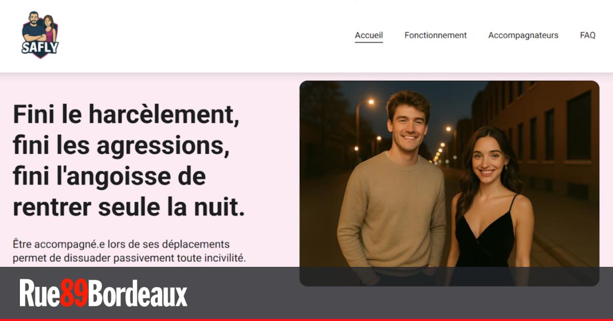 Safly, l’appli bordelaise prête à exploiter la peur du harcèlement de rue