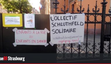 Mobilisations à Strasbourg et Schiltigheim pour des élèves sans-abris