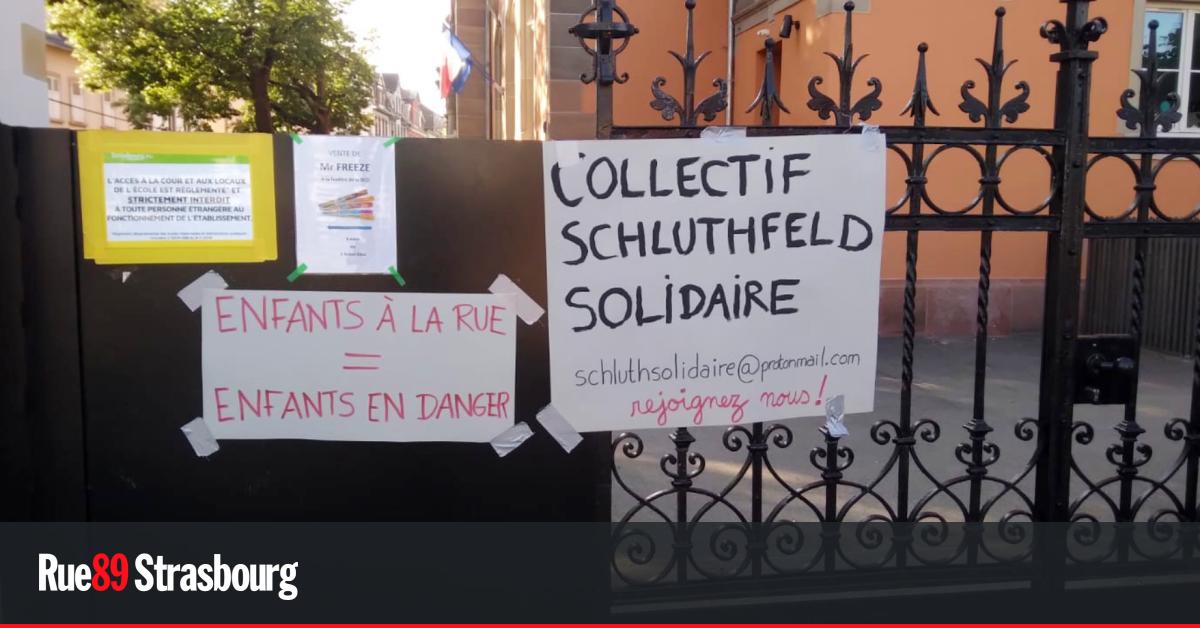 Mobilisations à Strasbourg et Schiltigheim pour des élèves sans-abris