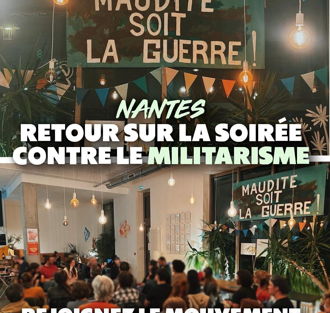 lancement d'un front contre la guerre dans l'Ouest