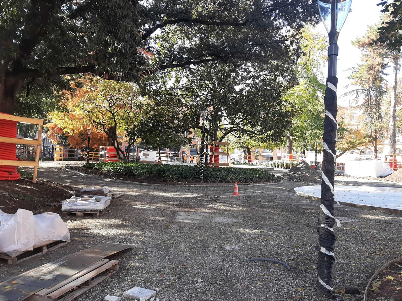 Toulouse. En travaux depuis plusieurs mois, ce square s’apprête à rouvrir ses grilles place Wilson