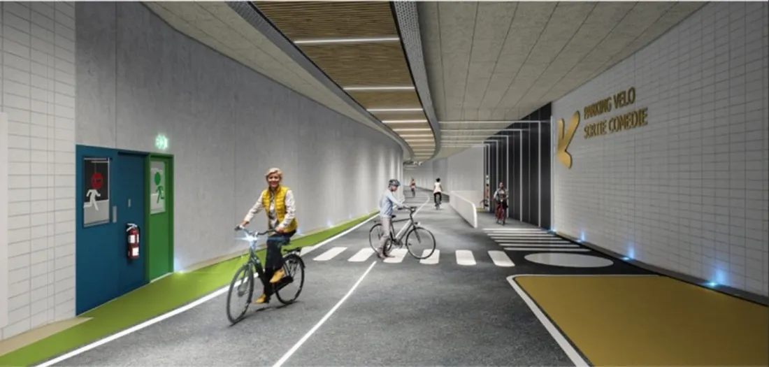 Vélo tunnel Montpellier