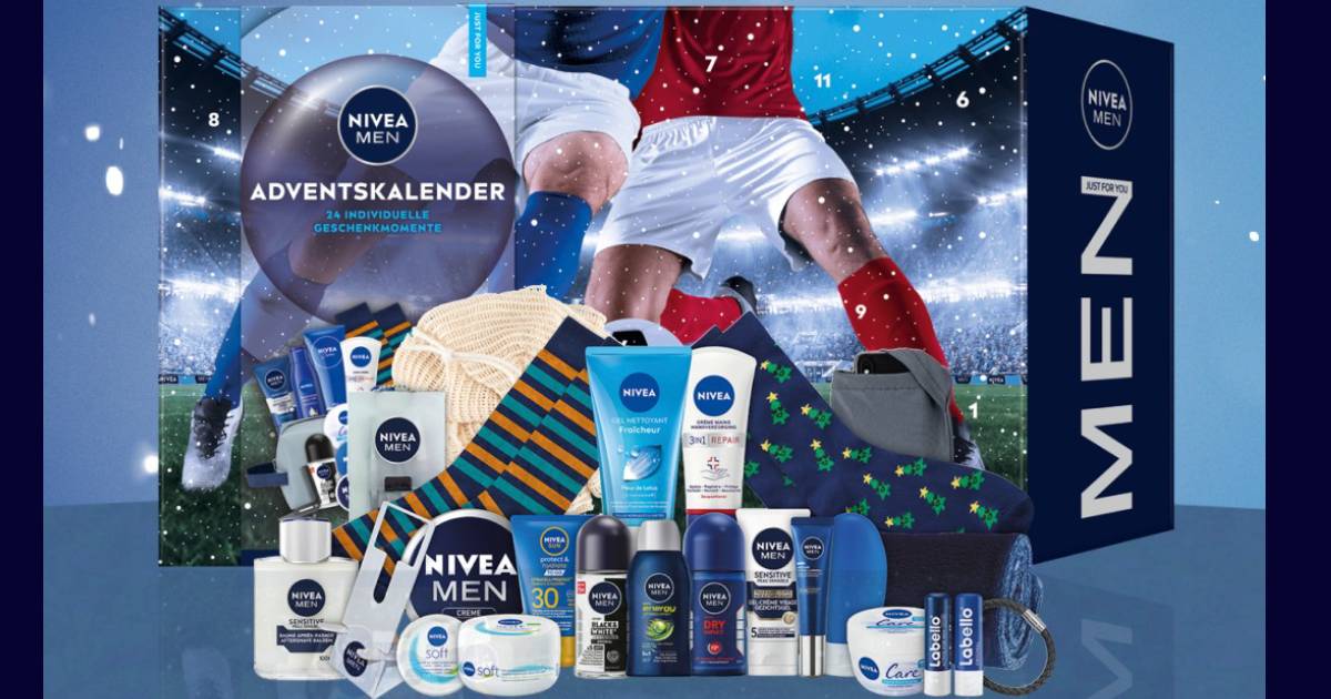 ce calendrier NIVEA MEN est le plus fiable pour Noël