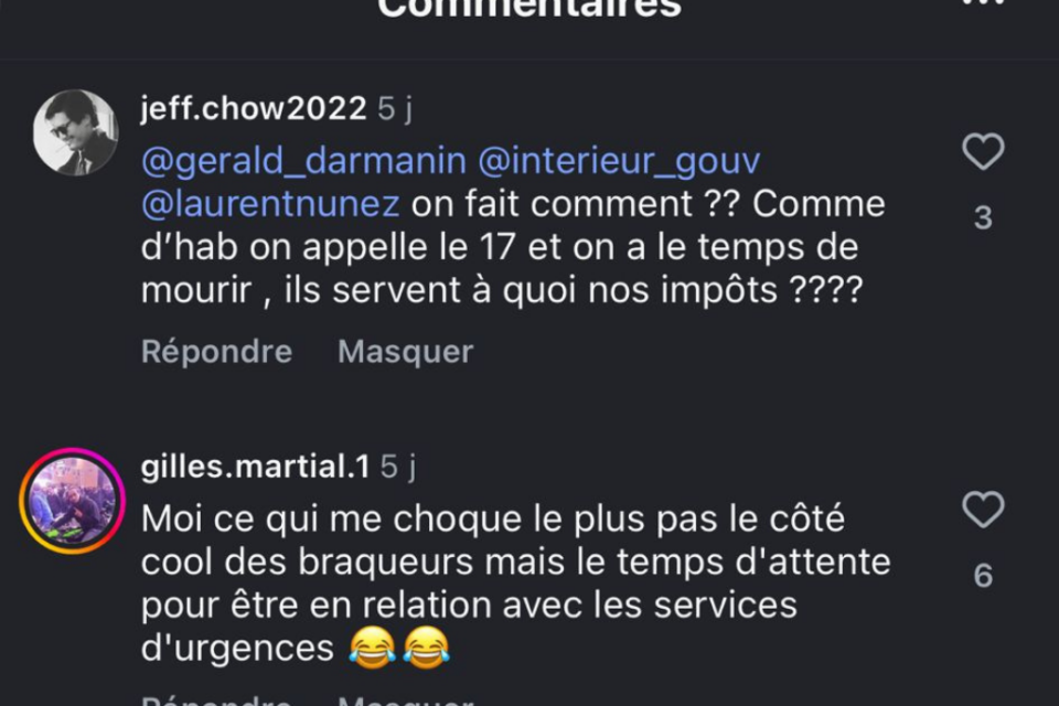 Ce sont des centaines de messages après la publication de la vidéo du braquage à l'explosif à Lyon.