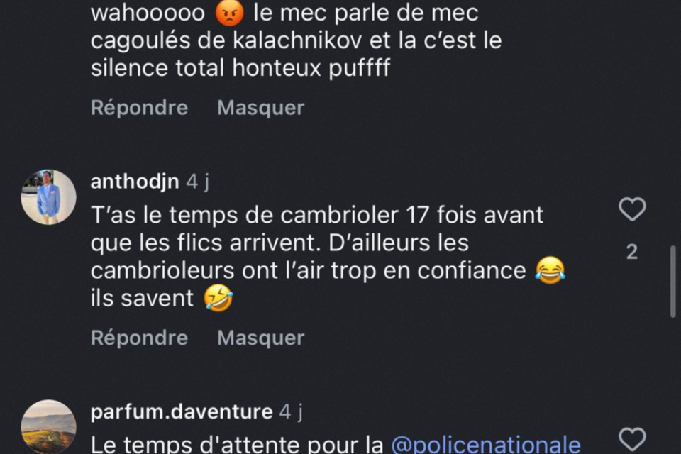 Face à ces critiques, des policiers s'expliquent.
