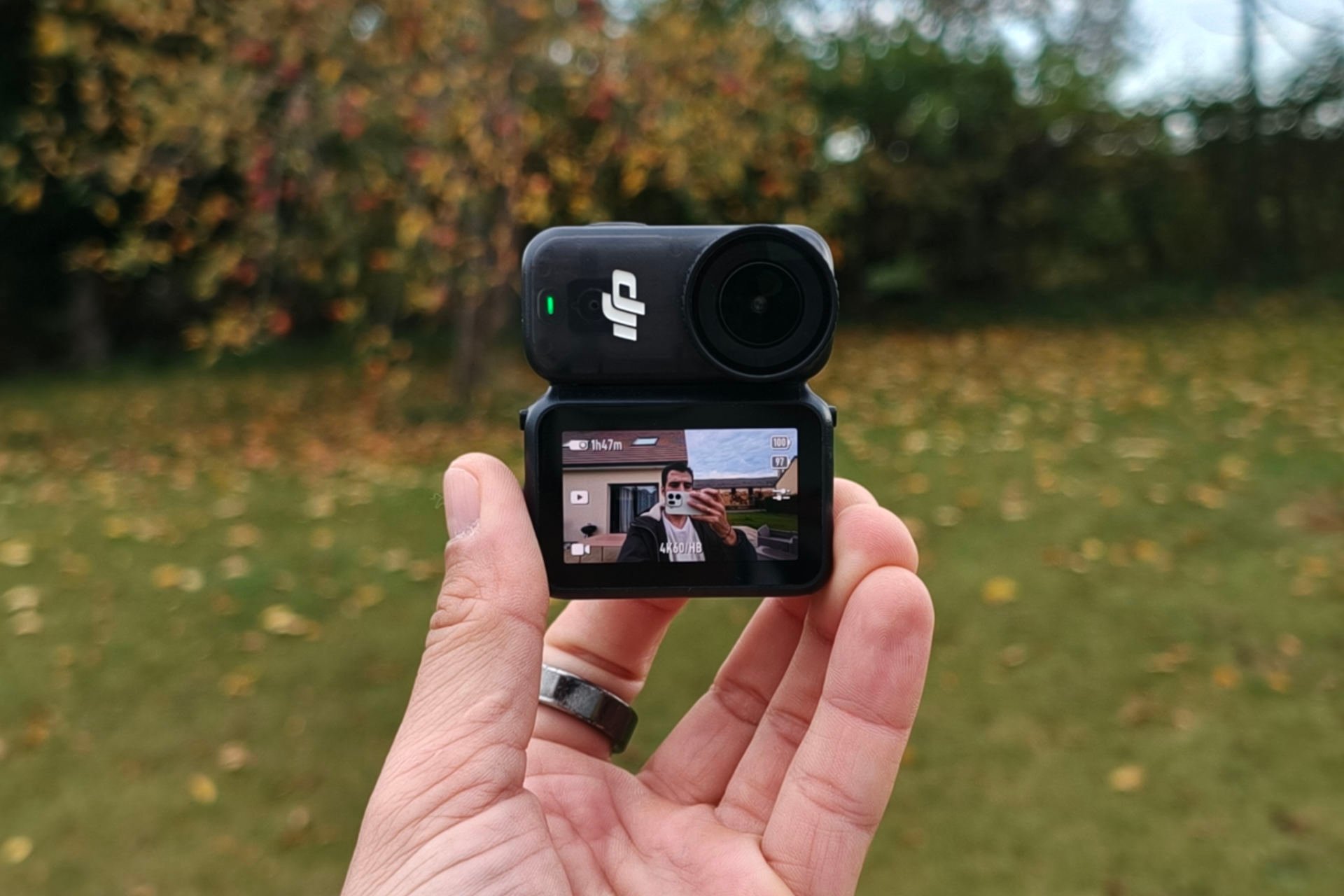 test dji osmo nano ecran retour