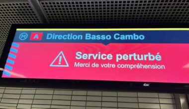 le service est partiellement à l'arrêt