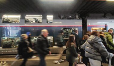 la circulation des trains très perturbée