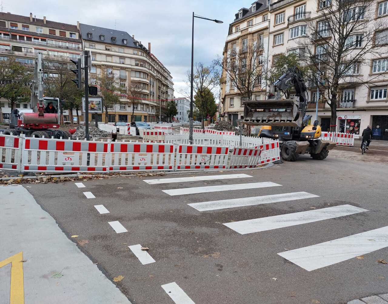 ce chantier ne sera pas fini avant le marché de Noël comme promis