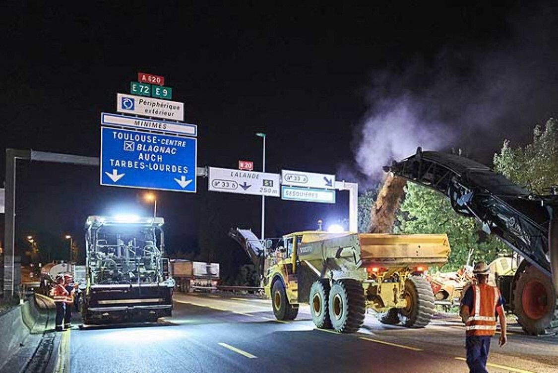 Une autoroute et trois bretelles fermées dès le périphérique de Toulouse pendant plusieurs soirées