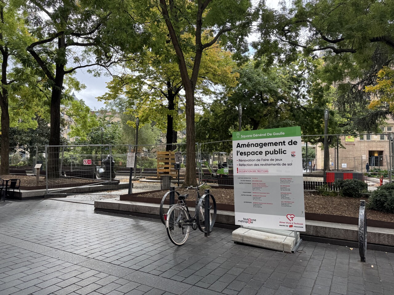 le square Charles-de-Gaulle se transforme