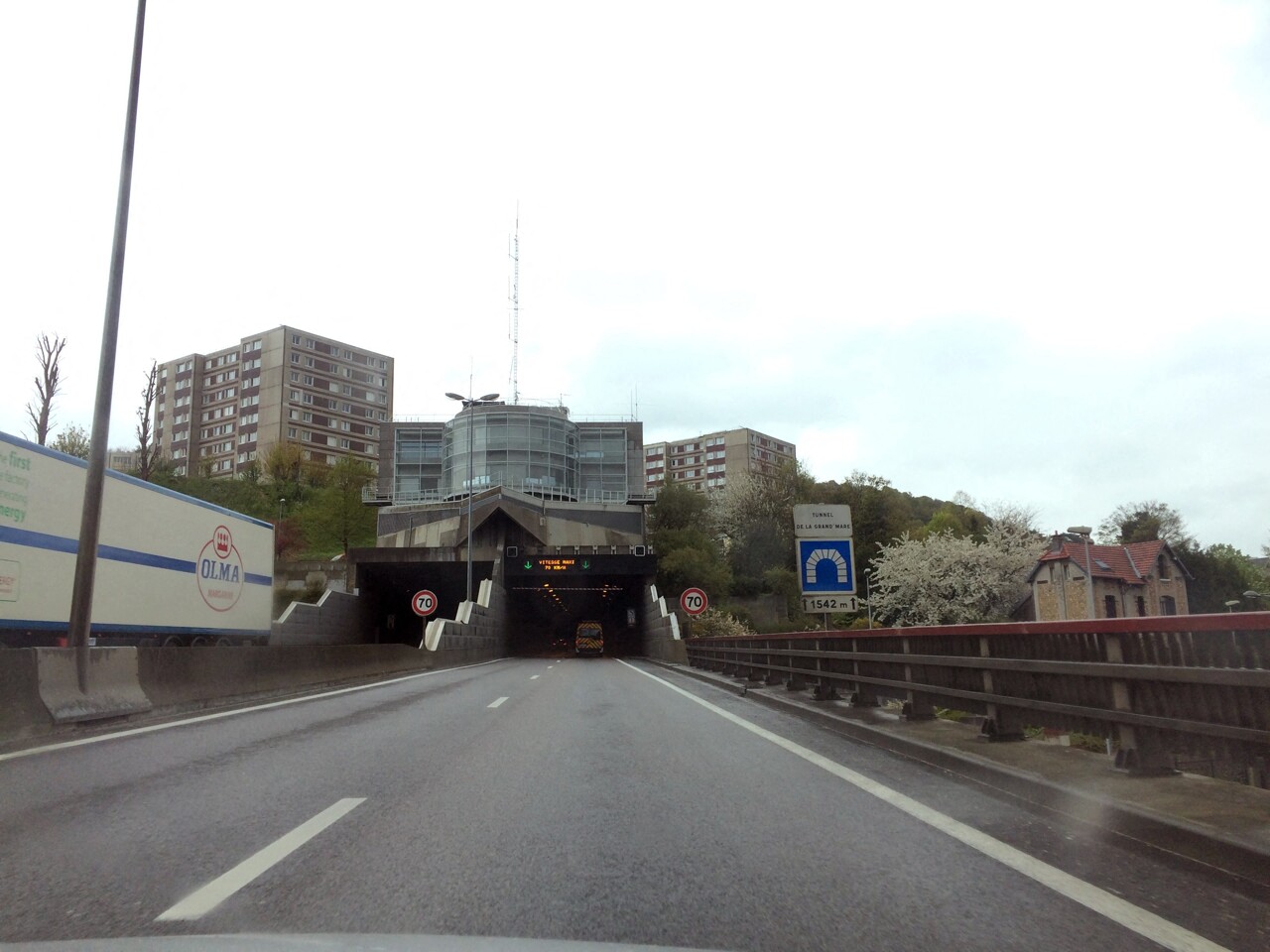 Le tunnel de la Grand'Mare à Rouen va fermer plusieurs nuits pour des travaux : voici quand