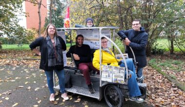 un trophée qui ira jusqu'en Angleterre avec un vélo très spécial