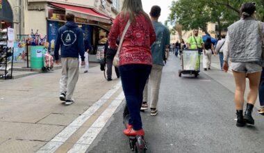les trottinettes électriques interdites dans le centre-ville