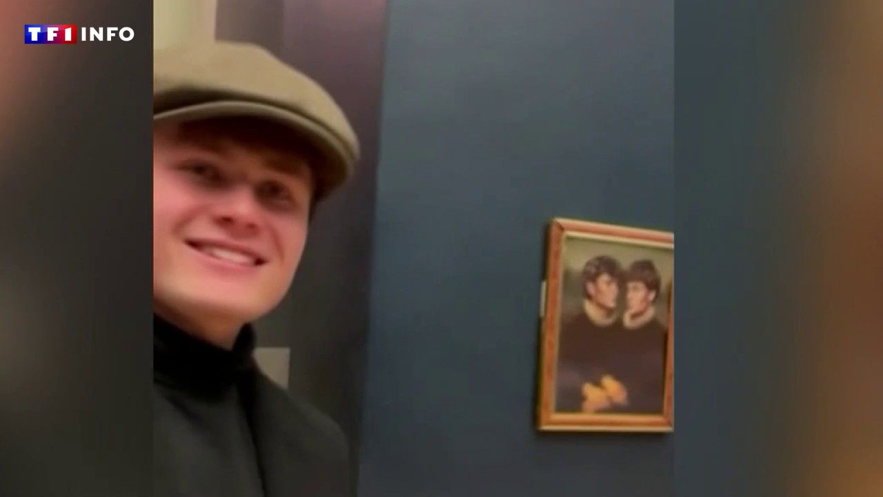 "Une œuvre d'art belge au Louvre" : 2 Tiktokeurs déjouent la sécurité et accrochent un tableau près de la Joconde