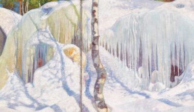Pekka Halonen, Rochers couverts de glace et de neige