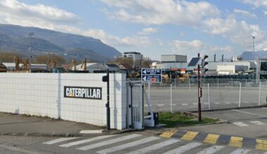 L'usine Caterpillar d'Échirolles. © Google Maps