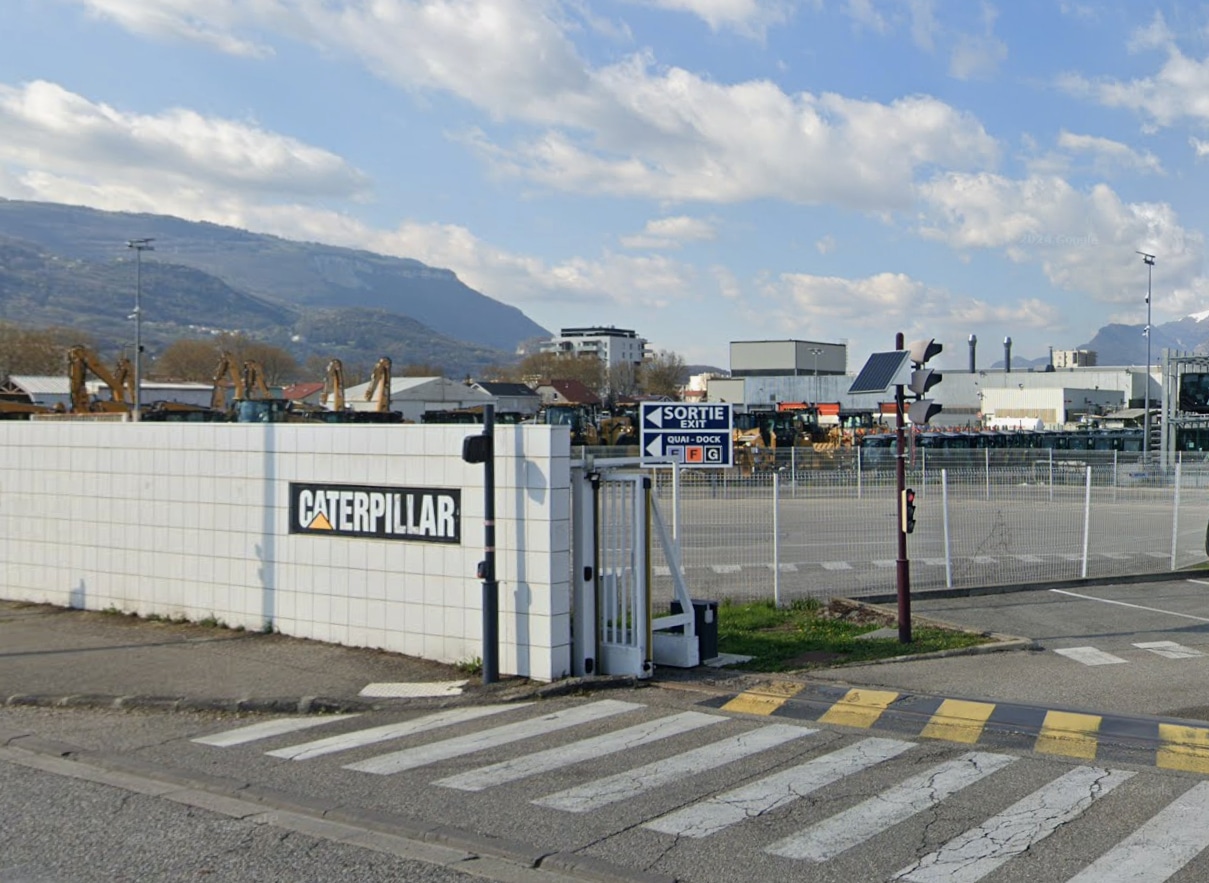 L'usine Caterpillar d'Échirolles. © Google Maps
