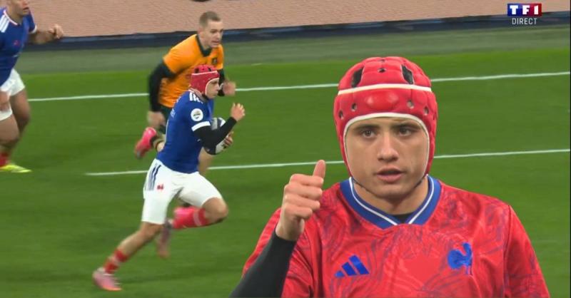 VIDEO. Sensationnel essai de Louis Bielle-Biarrey contre l'Australie : accélération, par-dessus, cad-deb, il a régalé !
