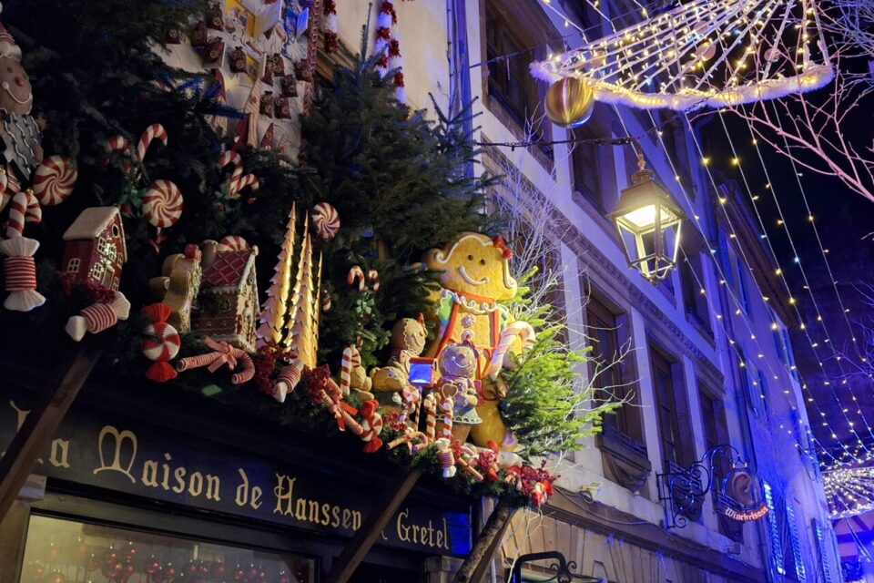 Vitrines illuminations décorations Noël Strasbourg