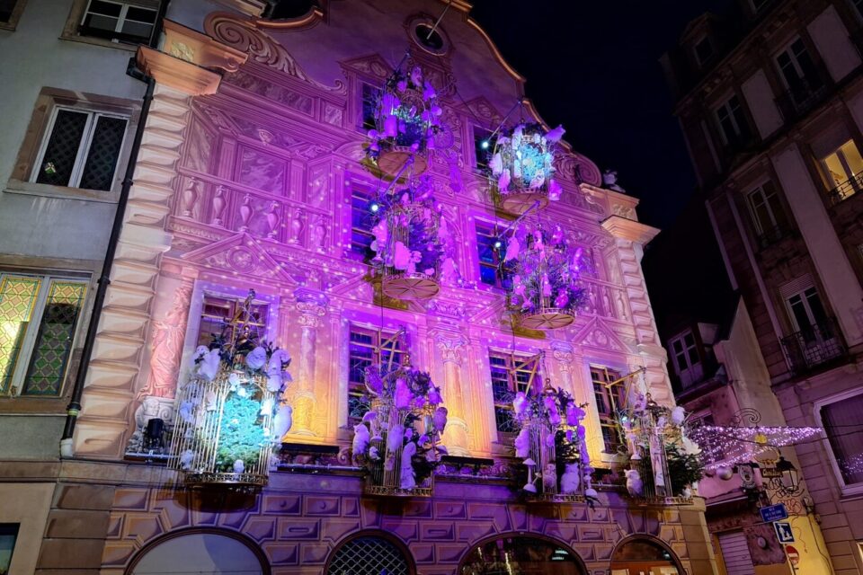 Vitrines illuminations décorations Noël Strasbourg