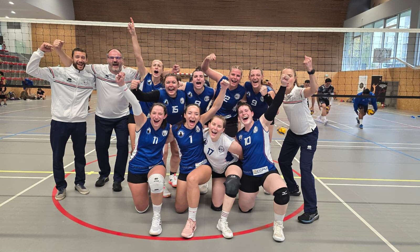 Volley-ball : les filles de la Gendarmerie championnes de France militaire