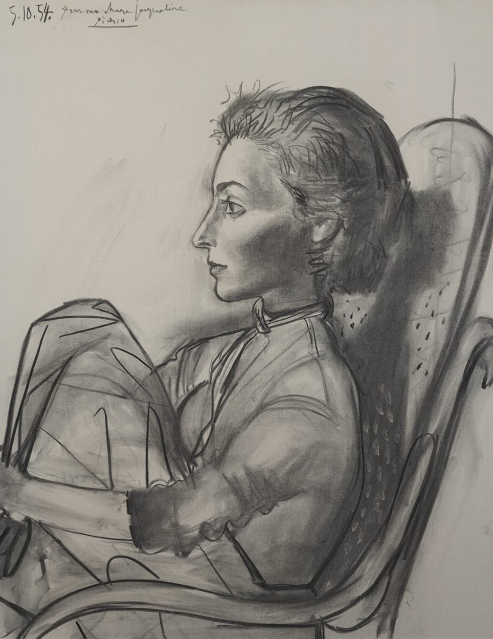 Pablo Picasso, Jacqueline aux jambes repliées