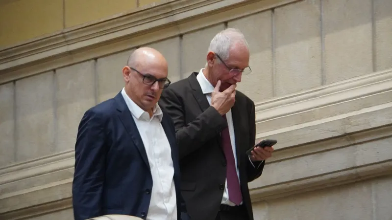 Matthieu Biais et Alain Miras, experts dans le procès de Frédéric Péchier.