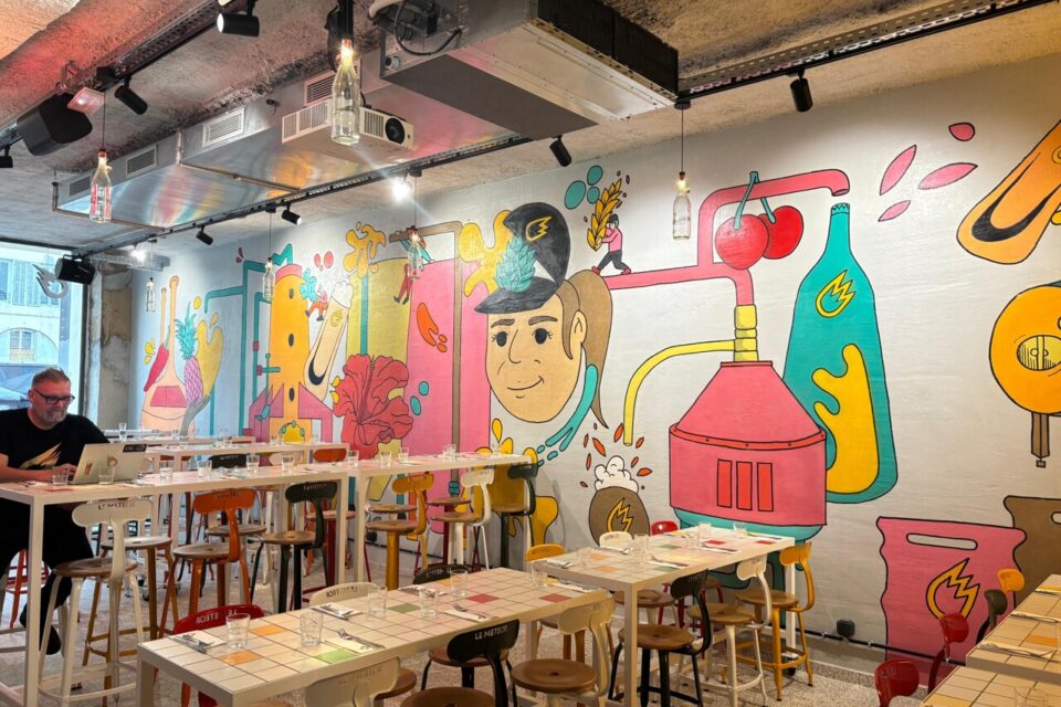 Chaque salle de la brasserie Meteor fait l'objet d'une décoration spéciale.