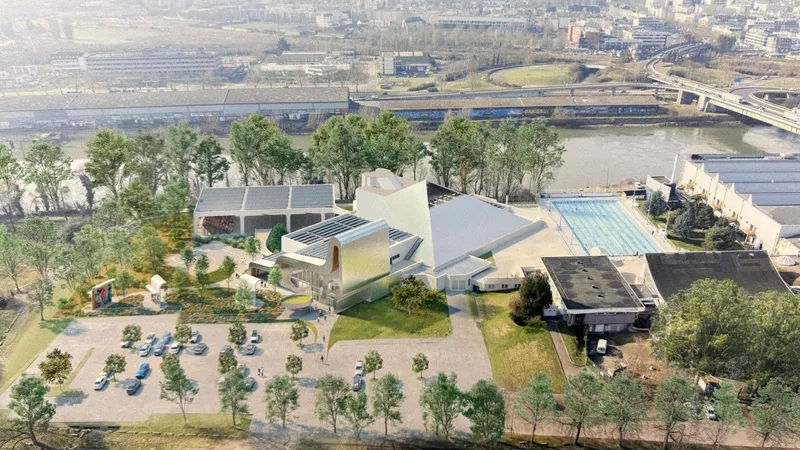 Le nouveau centre de culture urbaine de Rouen.