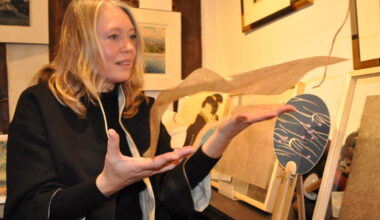 Insolite. Elle réalise des œuvres avec le papier le plus fin du monde et les expose à Rouen