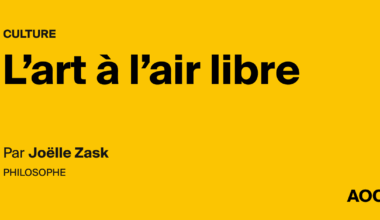 L'art à l'air libre - AOC media