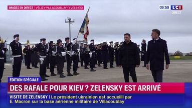 Zelensky est arrivé à Paris