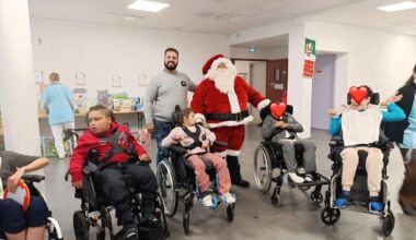 Père Noël, goûter et cadeaux à Montpellier pour 90 enfants porteurs de handicaps