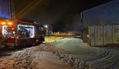 500m2 de hangar et 200m3 de foin du centre équestre détruits
