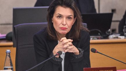 La présidente de la région Pays de la Loire Christelle Morançais (Horizons) (SEBASTIEN SALOM-GOMIS / AFP)