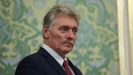 Le porte-parole du Kremlin, Dmitri Peskov, à Moscou, le 19 novembre 2025. (RAMIL SITDIKOV / AFP)