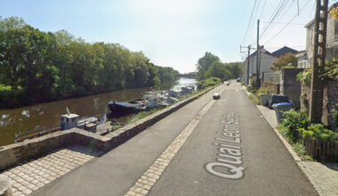 une voiture a failli tomber dans la Loire, un homme en fuite et un blessé