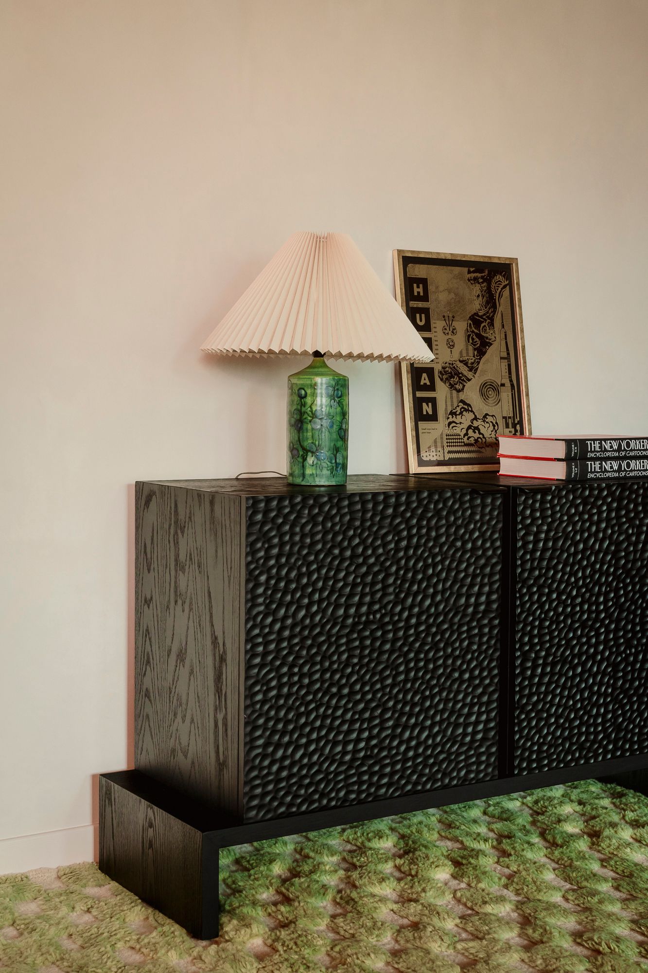 warm Holz schwarzes Sideboard Homestory Polen