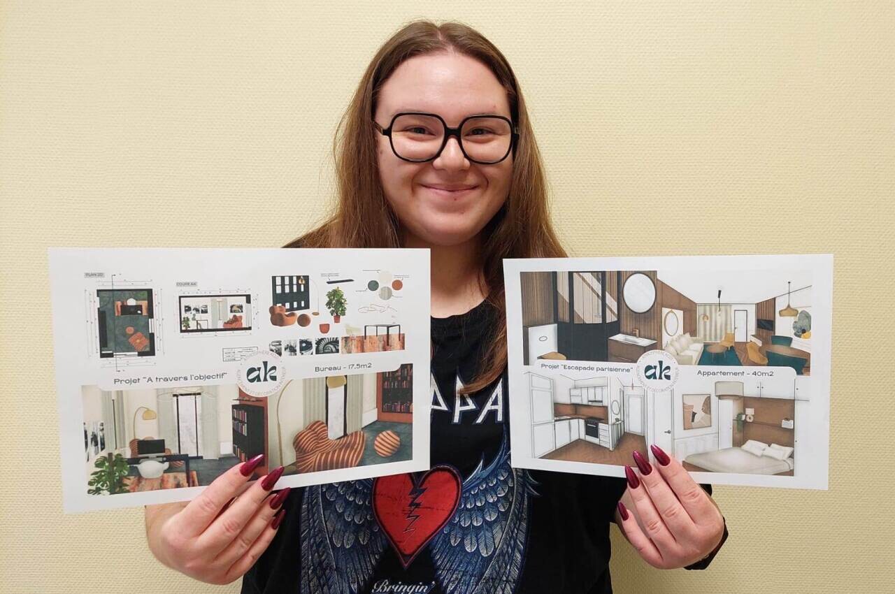 Samantha, 25 ans, se lance dans la décoration d'intérieur en Gironde